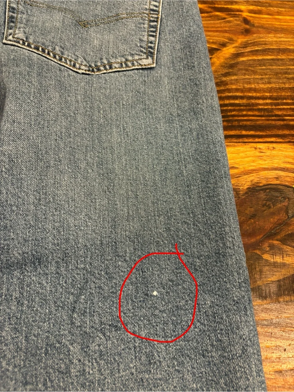 Levi’s 512 Men’s Jeans Hemmed 36x26 Slim Taper Light Wash Blue Denim Stretch